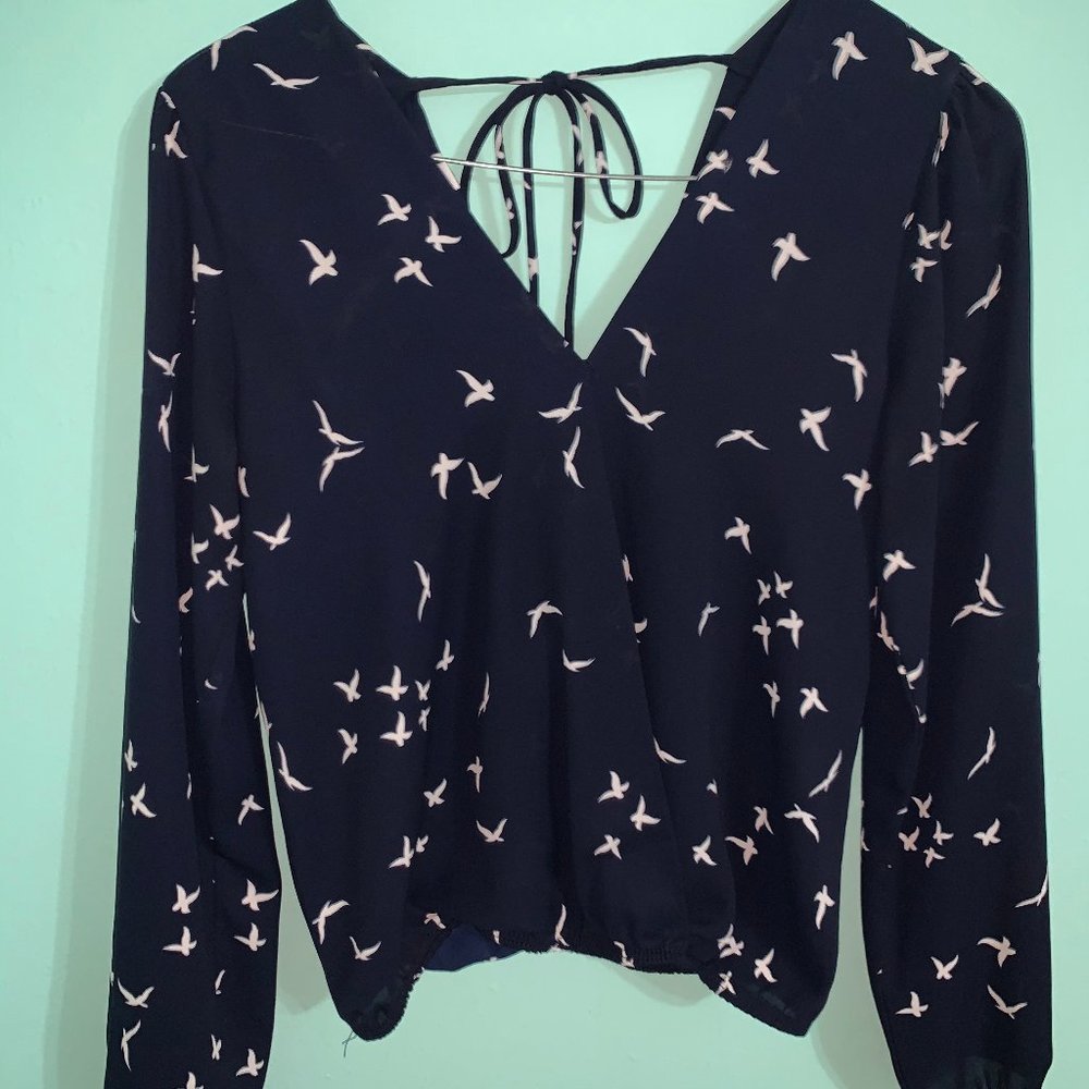 A'GACI Bird long sleeve shirt